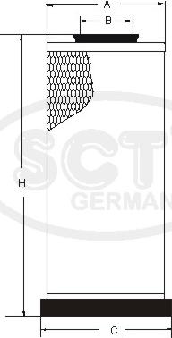 SCT-MANNOL SB 3137 - Повітряний фільтр avtolavka.club