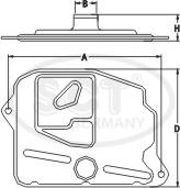 SCT-MANNOL SG 1708 - Гідрофільтри, автоматична коробка передач avtolavka.club