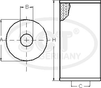 SCT-MANNOL SH 4709 - Масляний фільтр avtolavka.club