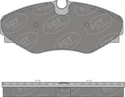 SCT-MANNOL SP 495 PR - Гальмівні колодки, дискові гальма avtolavka.club