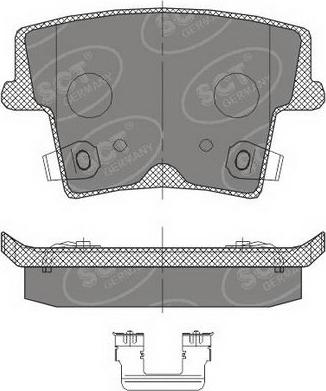 SCT-MANNOL SP 464 PR - Гальмівні колодки, дискові гальма avtolavka.club