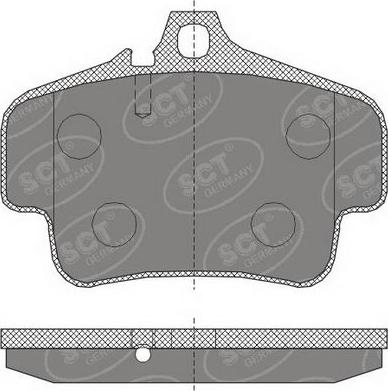 SCT-MANNOL SP 462 PR - Гальмівні колодки, дискові гальма avtolavka.club