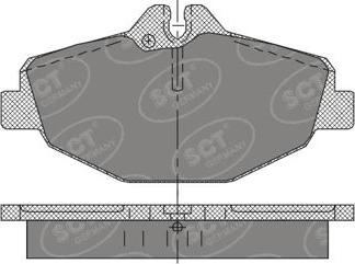 SCT-MANNOL SP 403 PR - Гальмівні колодки, дискові гальма avtolavka.club