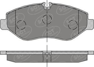 Mercedes-Benz 0044206720 - Гальмівні колодки, дискові гальма avtolavka.club