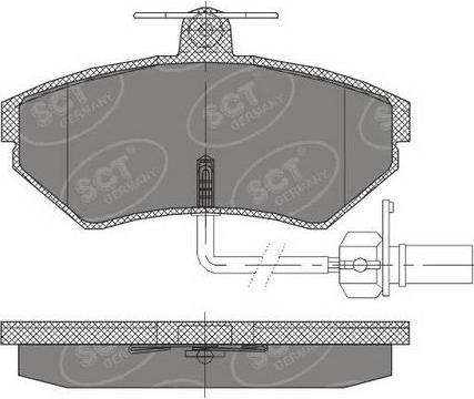 SCT-MANNOL SP 417 PR - Гальмівні колодки, дискові гальма avtolavka.club