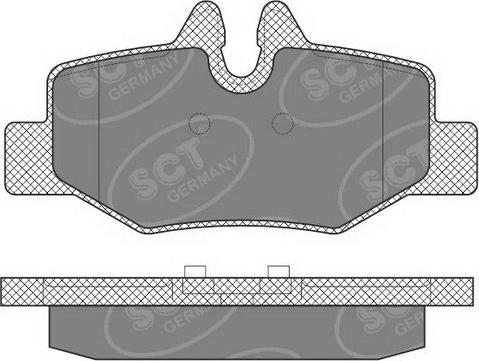 SCT-MANNOL SP 642 PR - Гальмівні колодки, дискові гальма avtolavka.club