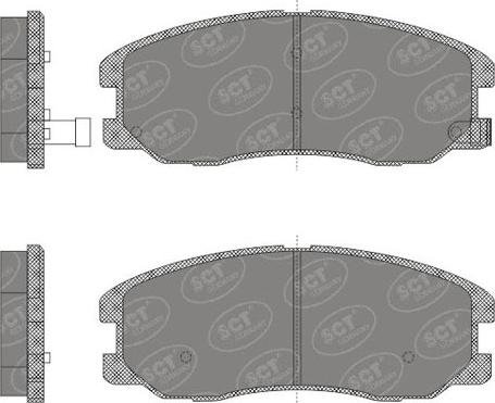 SCT-MANNOL SP 664 PR - Гальмівні колодки, дискові гальма avtolavka.club