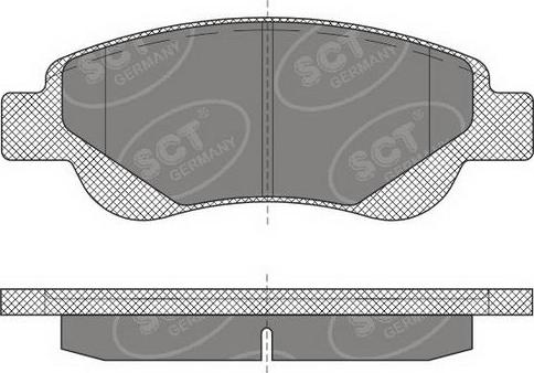 SCT-MANNOL SP 609 PR - Гальмівні колодки, дискові гальма avtolavka.club