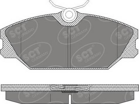 SCT-MANNOL SP 613 PR - Гальмівні колодки, дискові гальма avtolavka.club