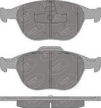 SCT-MANNOL SP 625 PR - Гальмівні колодки, дискові гальма avtolavka.club