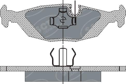 SCT-MANNOL SP 146 PR - Гальмівні колодки, дискові гальма avtolavka.club