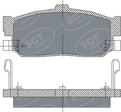 DJ Parts BP1516 - Гальмівні колодки, дискові гальма avtolavka.club