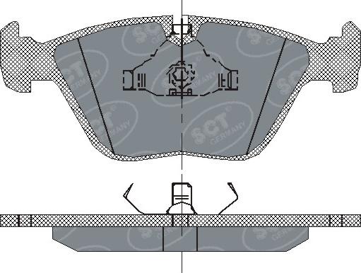 SCT-MANNOL SP 138 PR - Гальмівні колодки, дискові гальма avtolavka.club