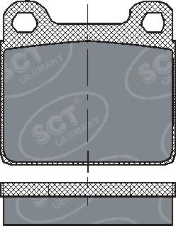 SCT-MANNOL SP 126 PR - Гальмівні колодки, дискові гальма avtolavka.club