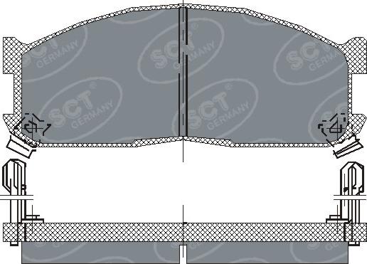 ACKOJAP A53-2100 - Гальмівні колодки, дискові гальма avtolavka.club