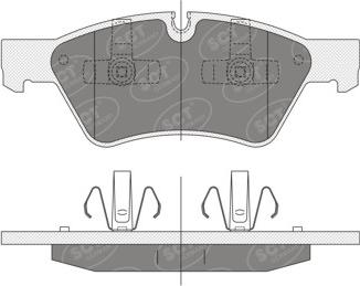 SCT-MANNOL SP 352 PR - Гальмівні колодки, дискові гальма avtolavka.club