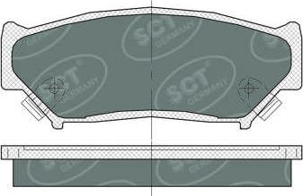 SCT-MANNOL SP 361 PR - Гальмівні колодки, дискові гальма avtolavka.club