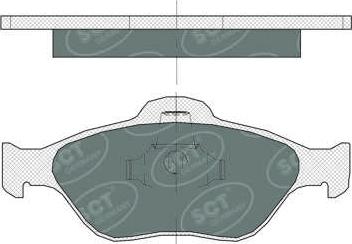 SCT-MANNOL SP 363 PR - Гальмівні колодки, дискові гальма avtolavka.club