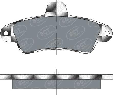 SCT-MANNOL SP 304 PR - Гальмівні колодки, дискові гальма avtolavka.club