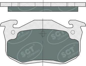 SCT-MANNOL SP 385 PR - Гальмівні колодки, дискові гальма avtolavka.club