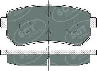 SCT-MANNOL SP380 - Гальмівні колодки, дискові гальма avtolavka.club