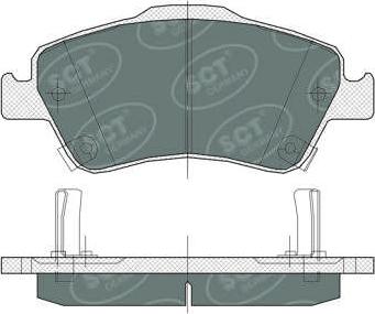 SCT-MANNOL SP 381 PR - Гальмівні колодки, дискові гальма avtolavka.club