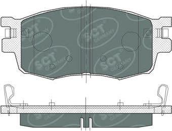 SCT-MANNOL SP 379 PR - Гальмівні колодки, дискові гальма avtolavka.club