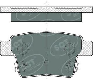 SCT-MANNOL SP 375 PR - Гальмівні колодки, дискові гальма avtolavka.club