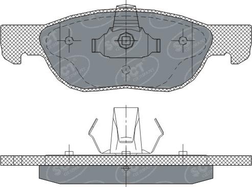 SCT-MANNOL SP 296 PR - Гальмівні колодки, дискові гальма avtolavka.club