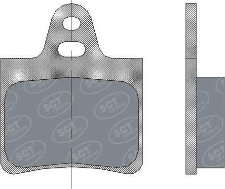 SCT-MANNOL SP 292 PR - Гальмівні колодки, дискові гальма avtolavka.club