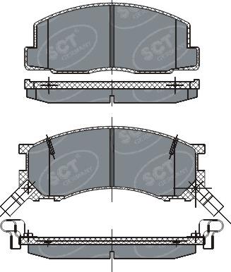 BENDIX 572342 - Гальмівні колодки, дискові гальма avtolavka.club