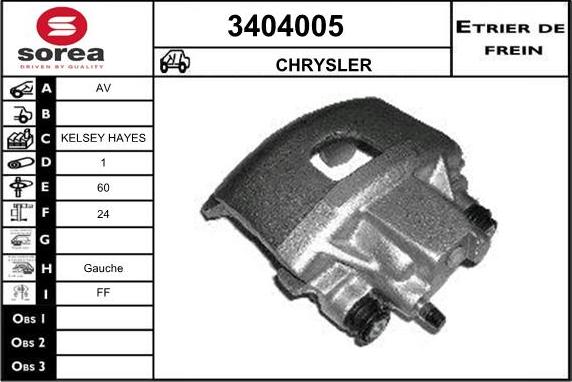 Sera 3404005 - Гальмівний супорт avtolavka.club