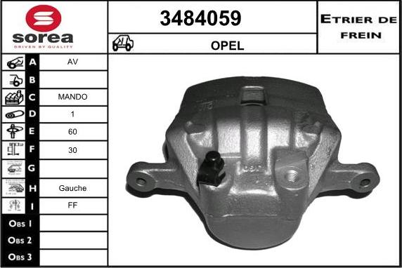 Sera 3484059 - Гальмівний супорт avtolavka.club