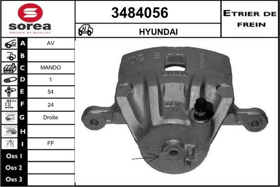 Sera 3484056 - Гальмівний супорт avtolavka.club