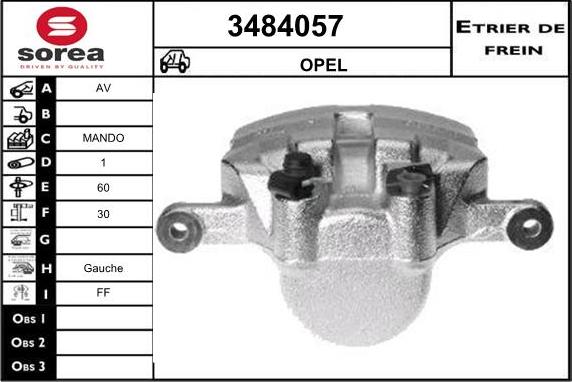 Sera 3484057 - Гальмівний супорт avtolavka.club