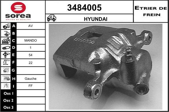 Sera 3484005 - Гальмівний супорт avtolavka.club