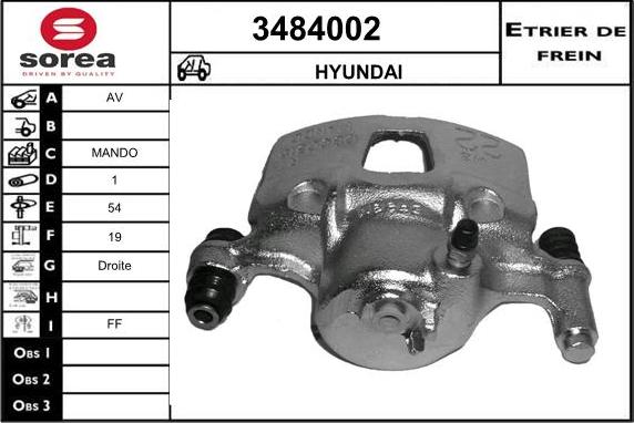 Sera 3484002 - Гальмівний супорт avtolavka.club