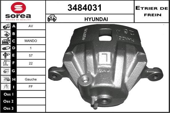 Sera 3484031 - Гальмівний супорт avtolavka.club