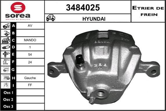 Sera 3484025 - Гальмівний супорт avtolavka.club