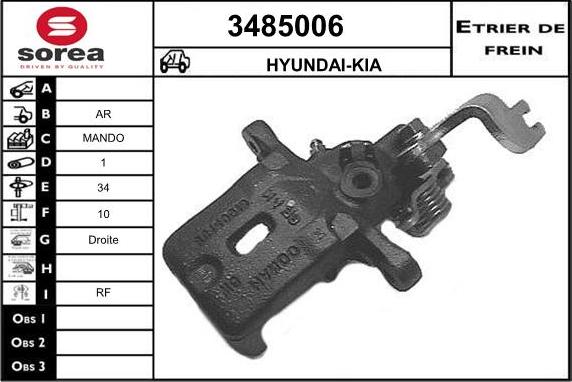 Sera 3485006 - Гальмівний супорт avtolavka.club