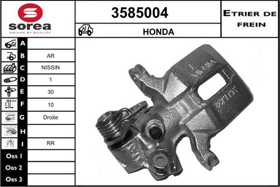 Sera 3585004 - Гальмівний супорт avtolavka.club