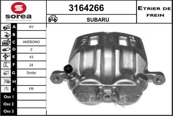 Sera 3164266 - Гальмівний супорт avtolavka.club