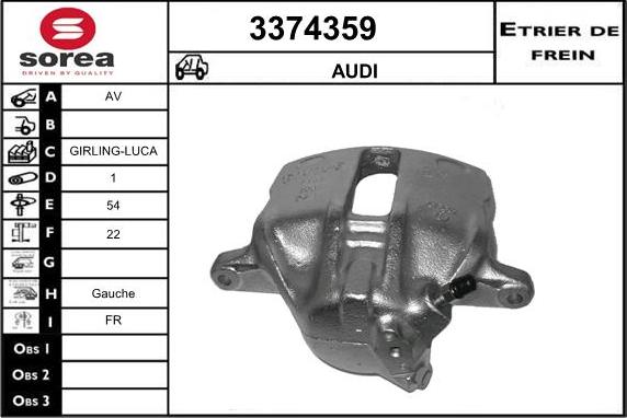 Sera 3374359 - Гальмівний супорт avtolavka.club