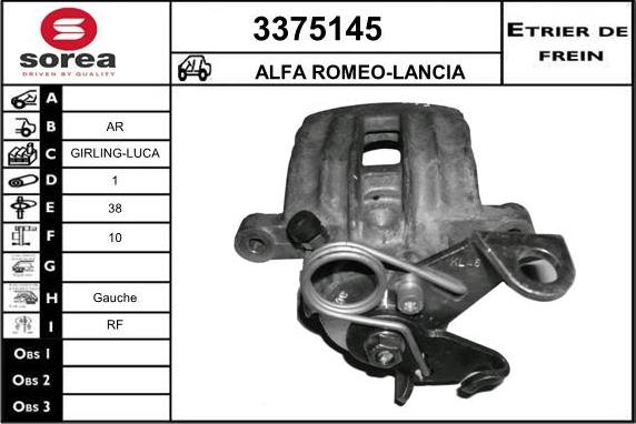 Sera 3375145 - Гальмівний супорт avtolavka.club