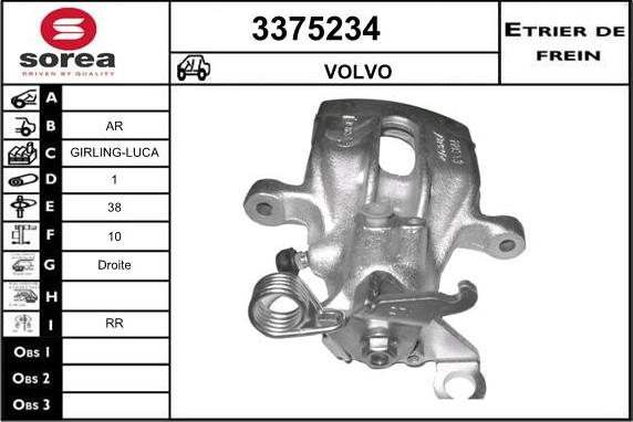 Sera 3375234 - Гальмівний супорт avtolavka.club