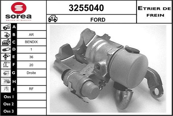 Sera 3255040 - Гальмівний супорт avtolavka.club