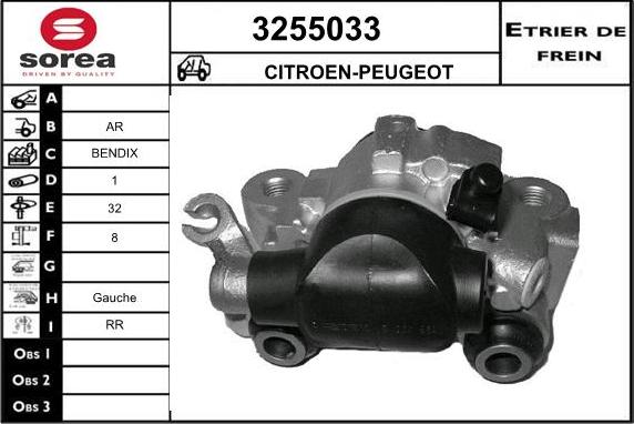 Sera 3255033 - Гальмівний супорт avtolavka.club