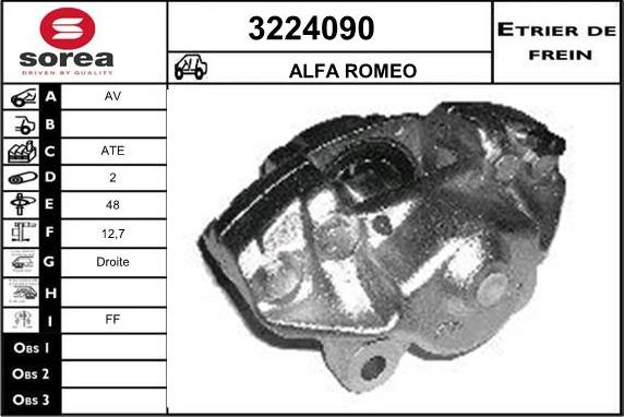 Sera 3224090 - Гальмівний супорт avtolavka.club