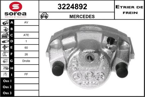 Sera 3224892 - Гальмівний супорт avtolavka.club