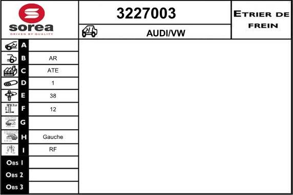 Sera 3227003 - Гальмівний супорт avtolavka.club